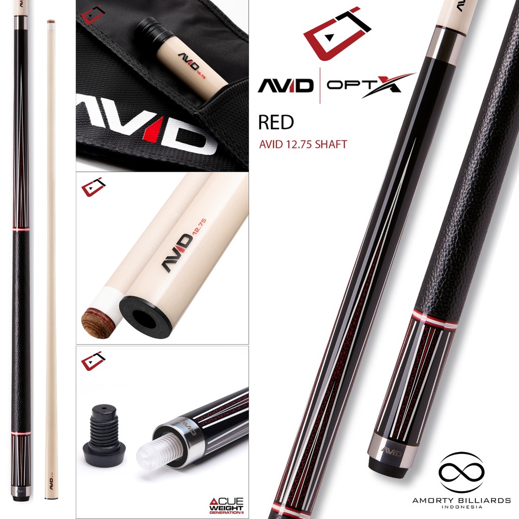 Cuetec Avid Opt-X Red / Stick Play