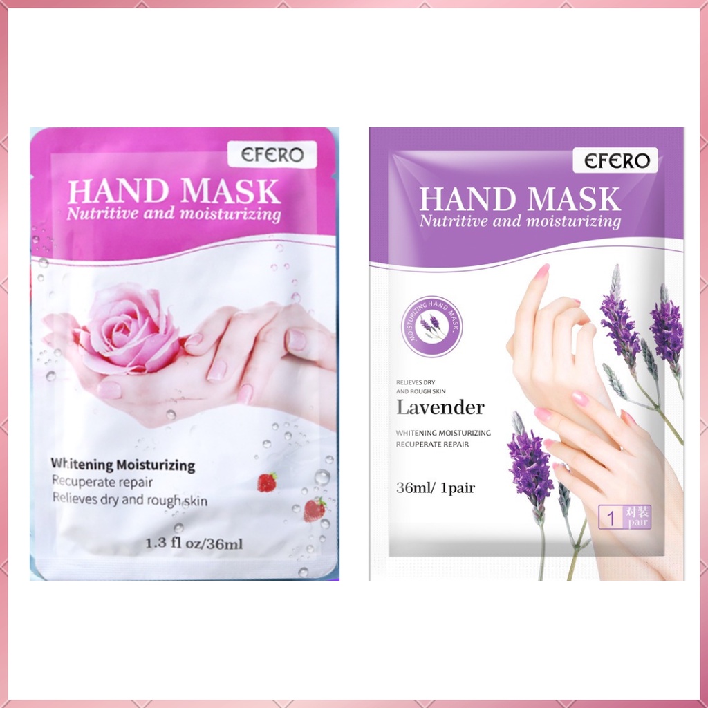 Efero Korean Hand Mask / Masker Tangan Sepasang 36 Ml