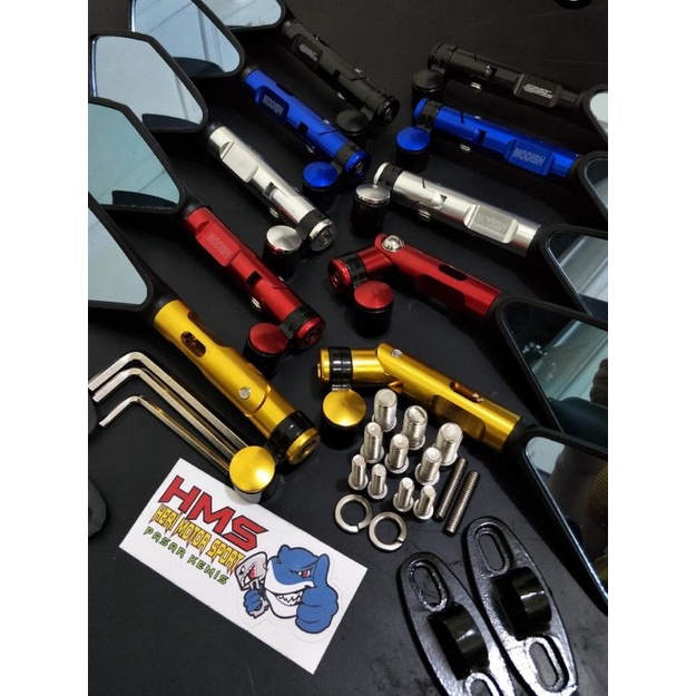 Spion Tomok Tiger, Rx King, Scorpio, Megapro, Satria Fu, Thunder, Klx - Silver