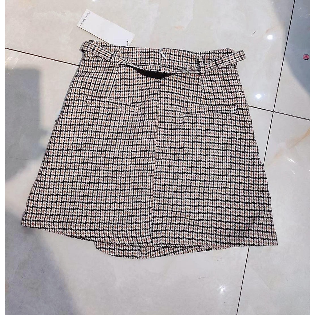 Korean Mini Skirt Split Sexy Bodycon Rok Pendek Belah Samping printed ZEBRA