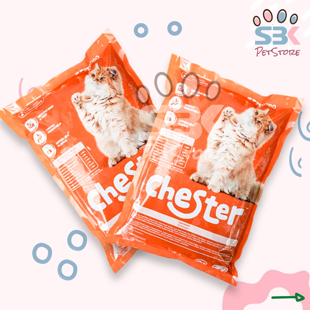 Chester 1kg Makanan Kucing Kering Cat Food