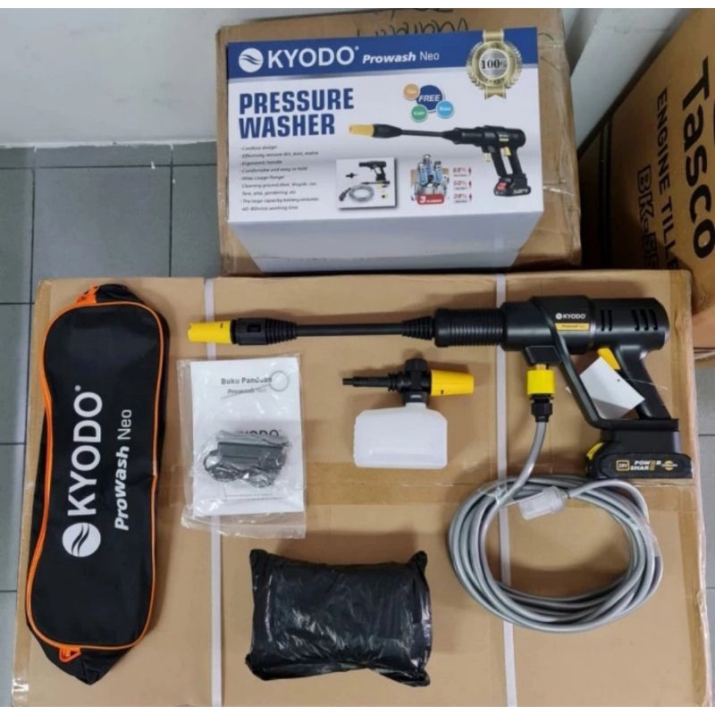 Jet Cleaner Portable DC Kyodo Prowash Neo / Alat Cuci Ac Motor Kyodo