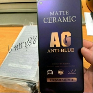 Ceramic Film Matte Blue Vivo  Y81 / Y83 / V7+ / V15 / V21 / V23 5g / V25 / V25 Pro /  V17 pro Anti g