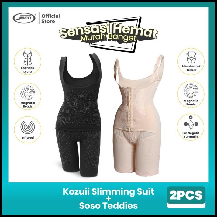 Promo Bundle 10 Kozui Slimming Suit + Soso Teddies Korset Pelangsing Perut