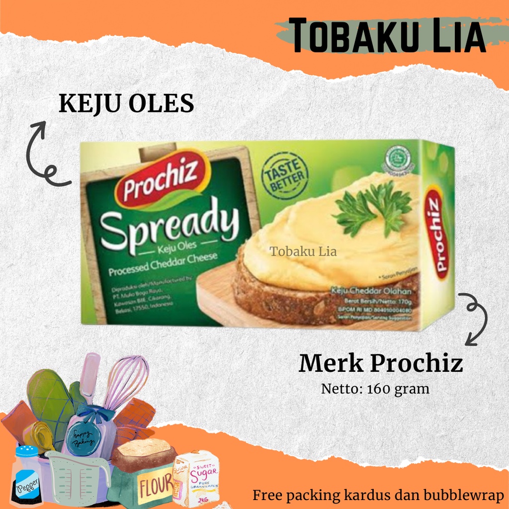 

KEJU OLES SPREADY PROCHIZ 160 GRAM