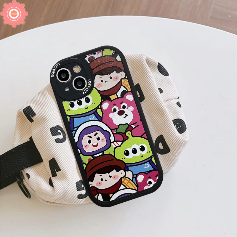 Toy Story Case Realme C53 C55 10 Pro Plus C25s C15 C21Y 5i 7i 5 6i 5s 5 6s 6 C21 8 C12 C31 C35 C11 C30 GT C17 C25Y C2 C3 C20 C17 9i 8i 8Pro Lucu Winnie the Sarung Pooh Losto Soft Cover