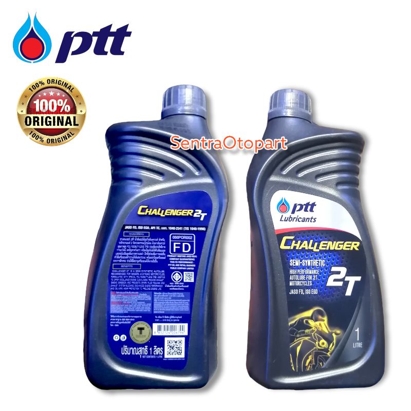 oli samping 2t ptt challenger 1000ml