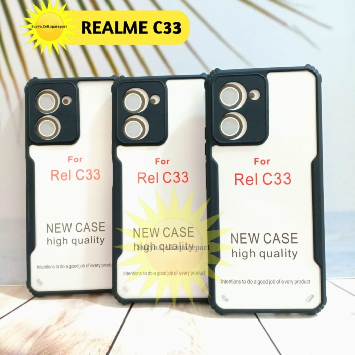Case Shockproof Realme C33 - Softcase Shockproof Realme C33 - SC