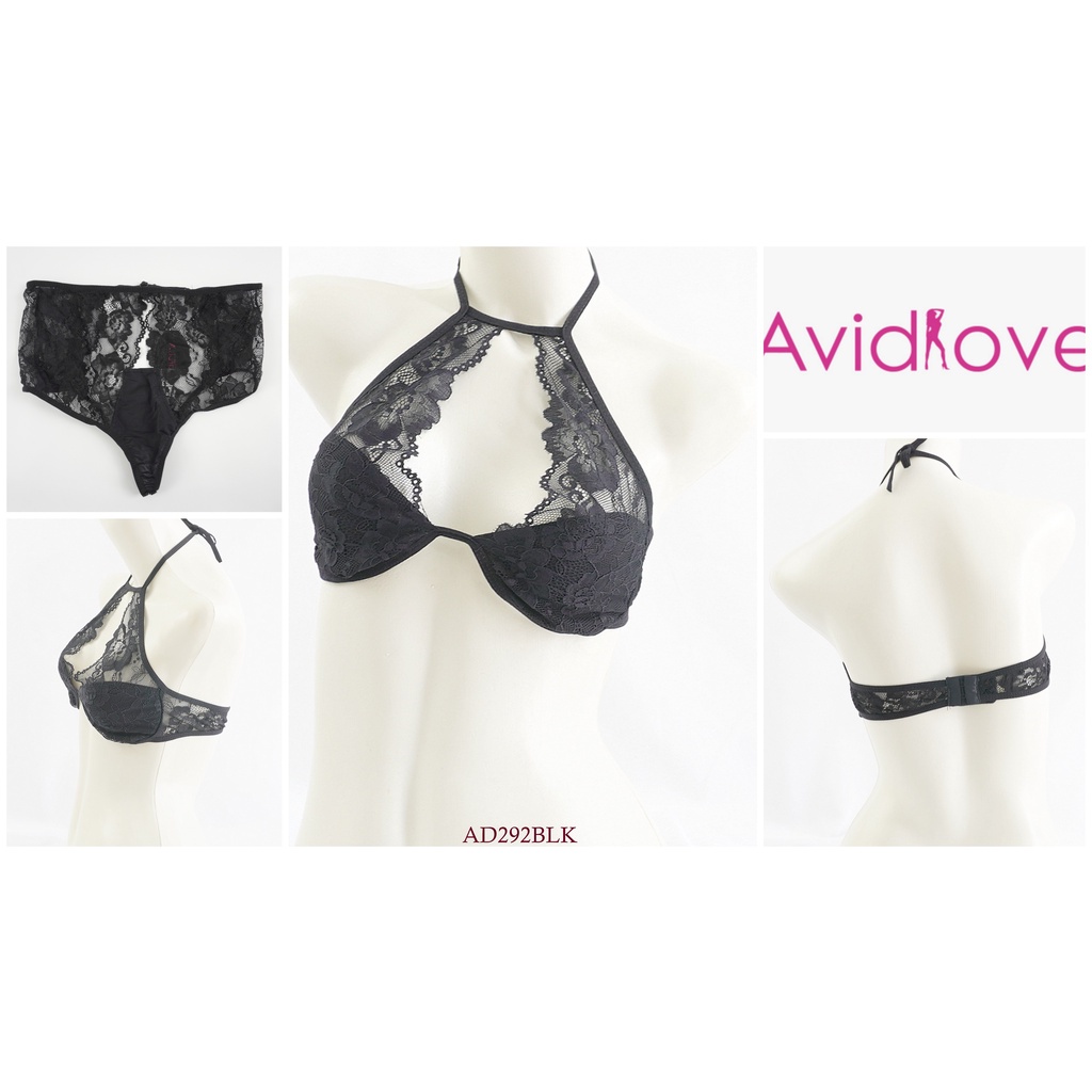 Braset Wanita Tanpa Kawat AVIDLOVE Tanpa Busa Model Halter Pakaian Dalam / Underwear AD292