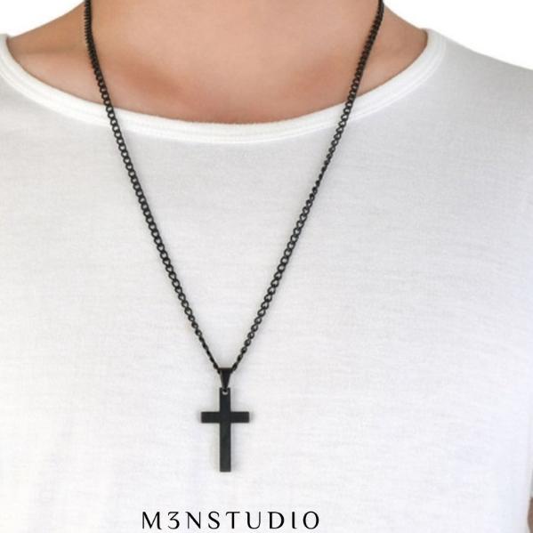 KALUNG SALIB PRIA KOREA / KALUNG LIONTIN SALIB / KALUNG PRIA / KALUNG - Emas
