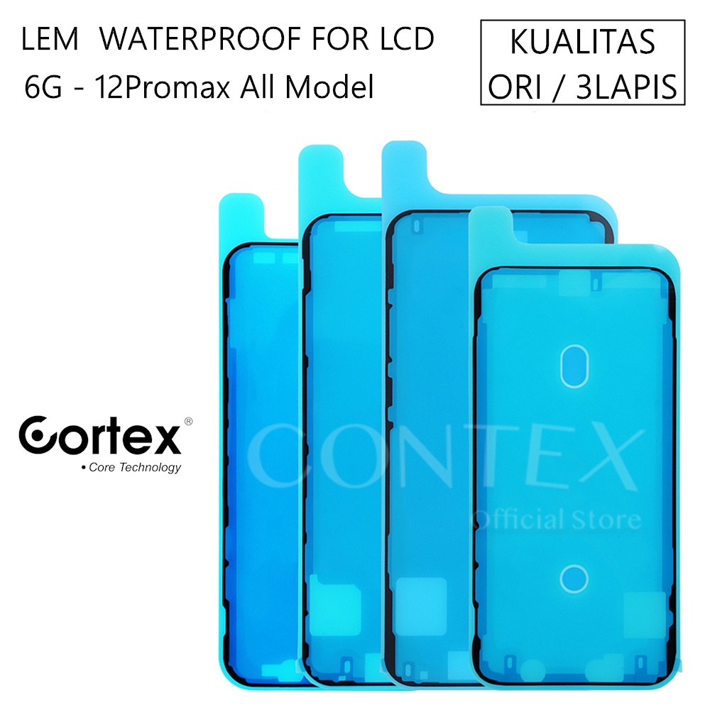 CONTEX - STICKER LEM ADHESIVE WATERPROOF ANTI AIR FOR LCD IPHONE ORIGINAL