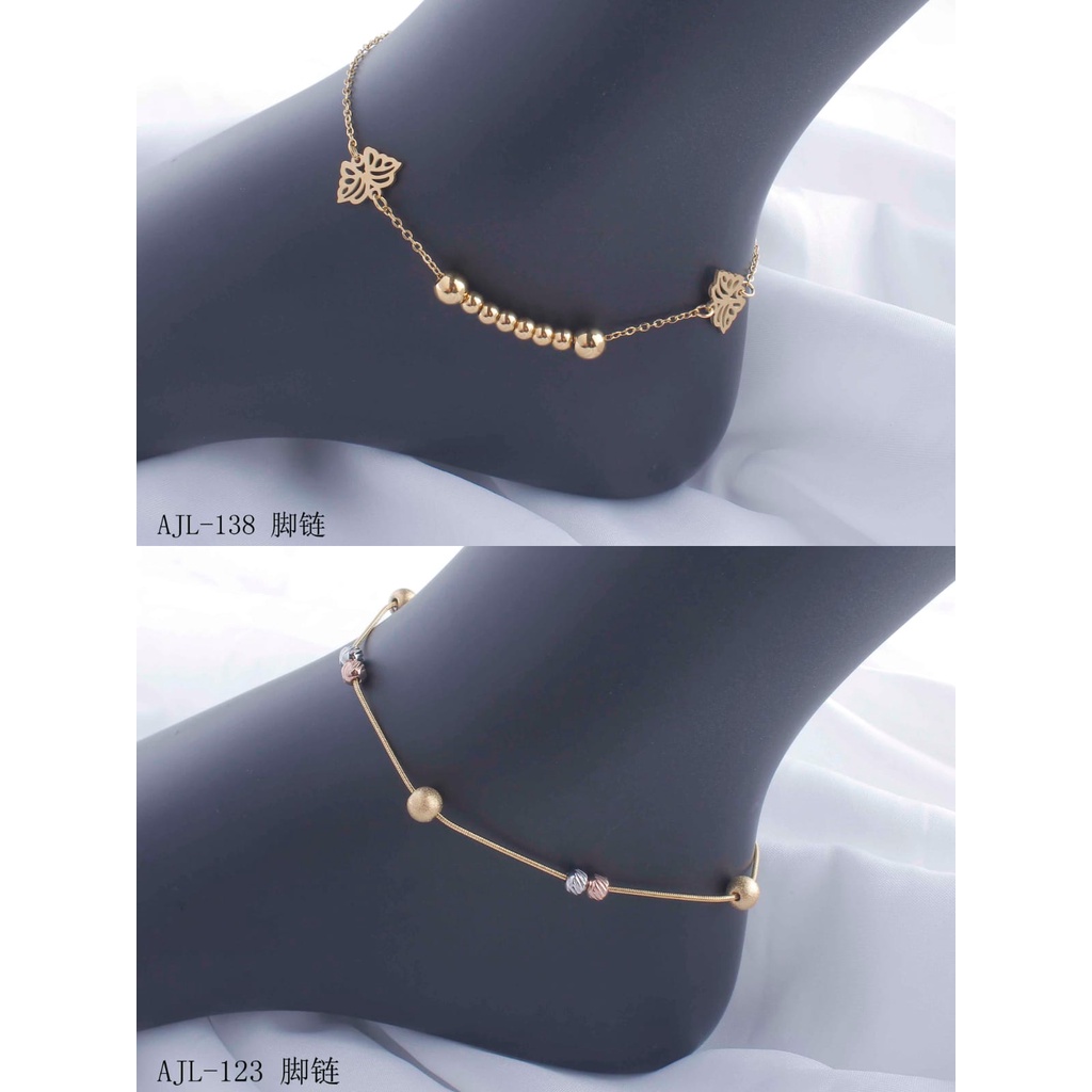 Gelang Kaki Titanium Perhiasan Fashion 138/123