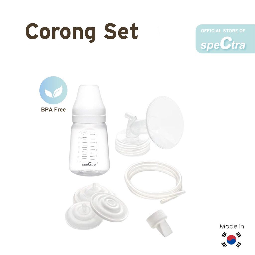 SPECTRA CORONG SET / BREASTSHIELD SET Breast Shield (Corong) + PP Bottle size XXS XS S M L