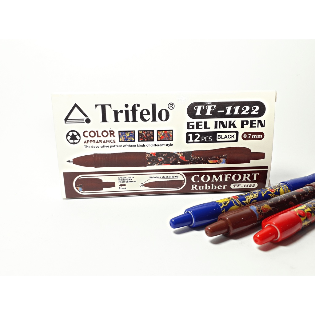 

Bolpoin Gel TRIFELO TF-1122 Black 0.7mm (0241413)