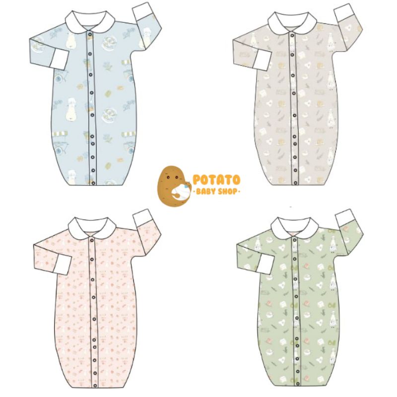 Baabaasheepz Convertible Gown &amp; Romper X Tiffany Arthur - Romper Gaun Baabaasheepz