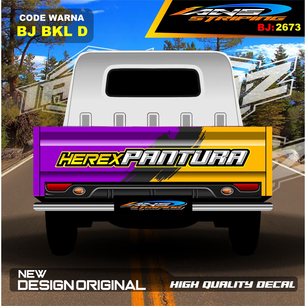 STICKER DECAL GRANMAX PICK UP / STIKER BAK BELAKANG GRANMAX / DECAL STICKER MOBIL GRANMAX