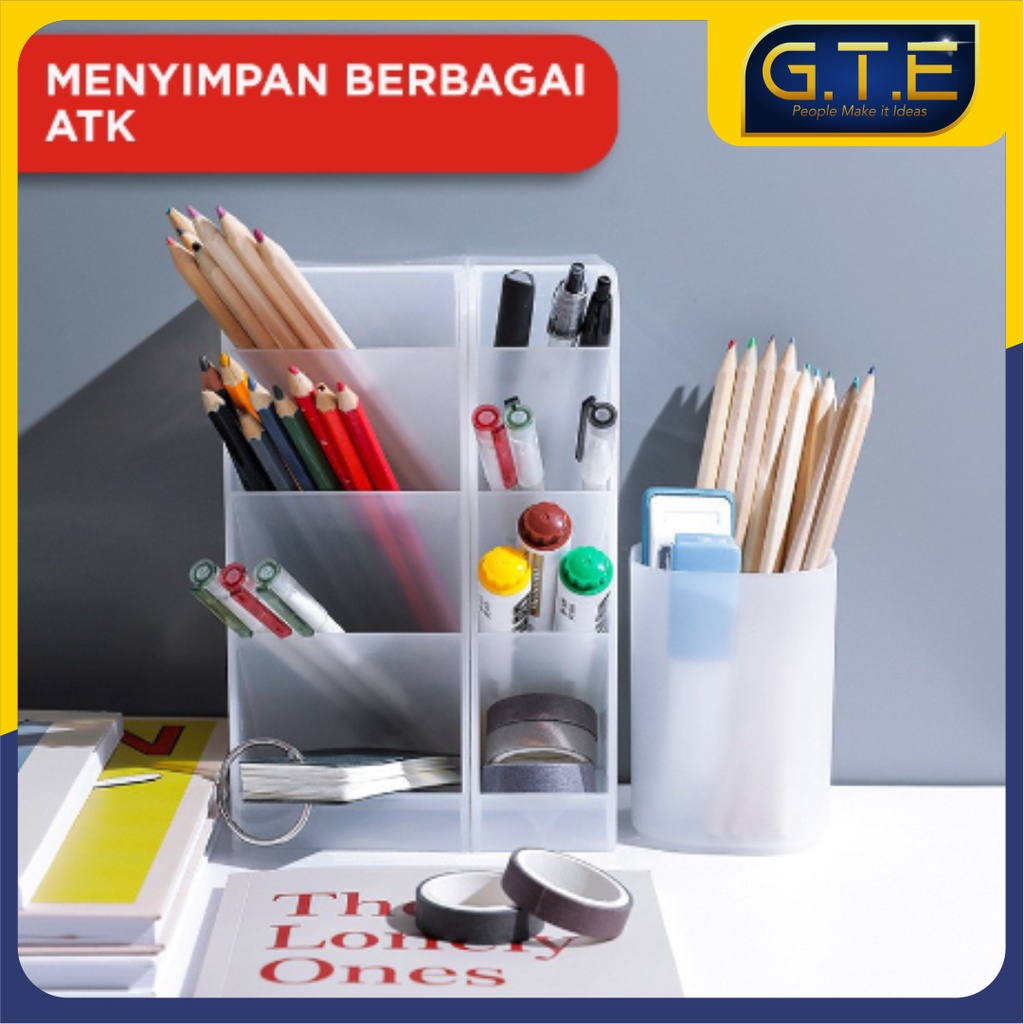 GTE | RAK SERBAGUNA PORTABLE PENSIL MURAH MINI STORAGE KOTAK PENYIMPANAN TEMPAT ALAT TULIS