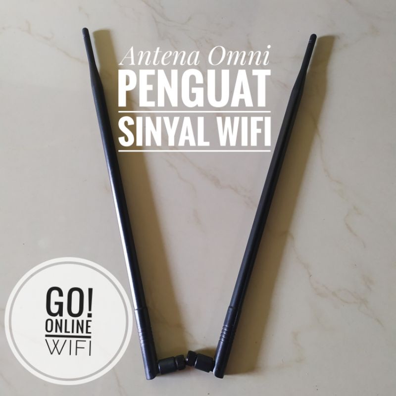 Antena Omni Penguat Sinyal Wifi ll Antena Panjang Untuk Router Wifi