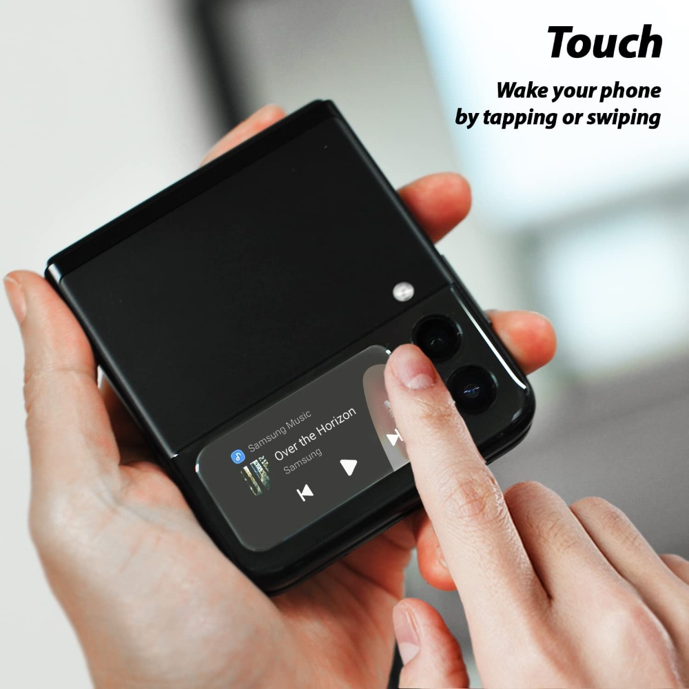 Pelindung Layar Tempered Glass Anti Sidik Jari / Gores Untuk Samsung Galaxy Z Flip 4