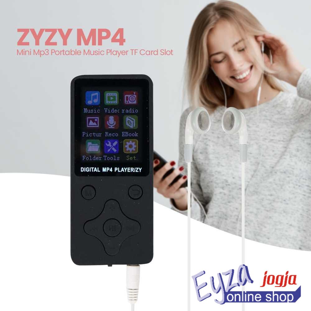 ORIGINAL ZYZY MP4 Player Mini Mp3 Portable Music Player TF Card Slot - T1