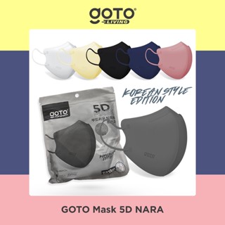 Image of Goto Nara Masker Duckbill 5D Face Mask 4 Ply Earloop Kesehatan 4Ply