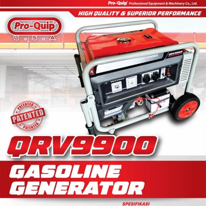 Genset Generator Bensin 7500 Watt PROQUIP QRV 9900 Engine Generator