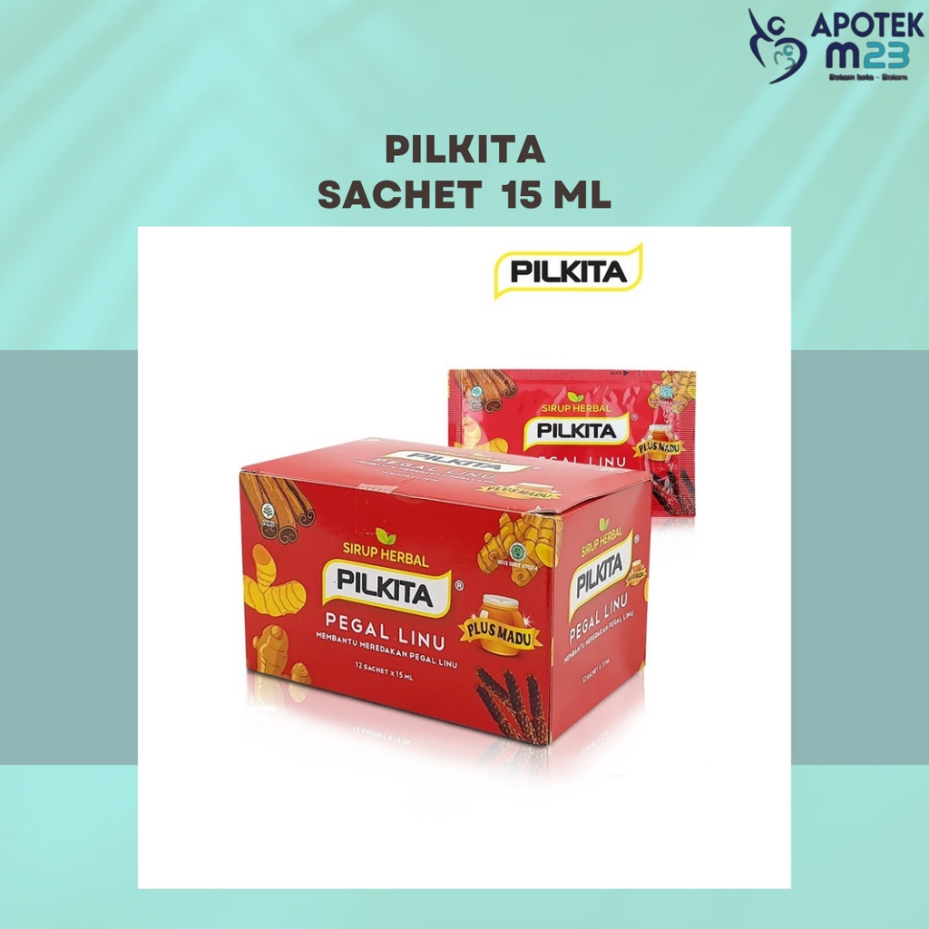 PILKITA Sirup Herbal Pegal Linu / sachet 15 ml
