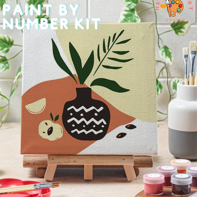 

Paint by number tanaman plant ver 3 canvas 20x20 cm - plant14, 15x15cm