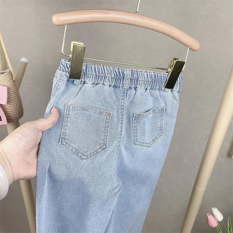 (LOLI-JKT) BS-349 SETELAN ANAK CEWEK PUTIH KERAH BUNGA SIZE 100-140