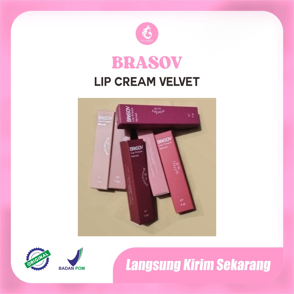 BRASOV Lip Cream Velvet 4gr