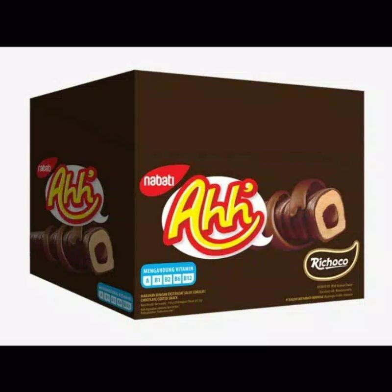 

Nabati Ahh rasa coklat 1 box isi 20pcs