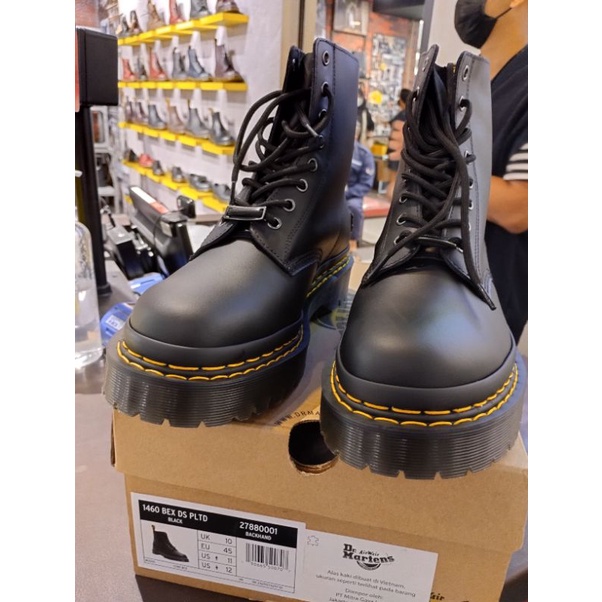 SALE SEPATU DOCMART DR MARTENS 1460 BEX DS PLTD 36 - 39 SIZE 45 NEW ORIGINAL