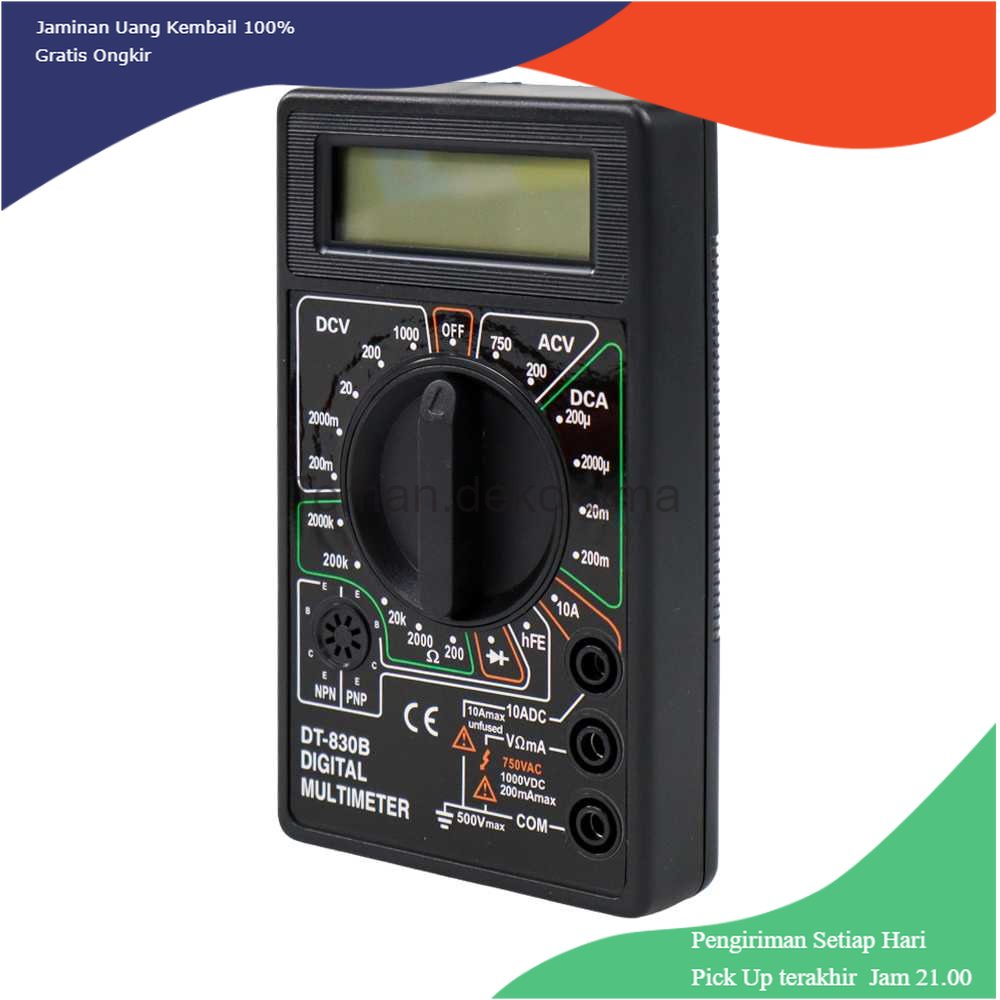 TD - PR2 Vastar Pocket Size Digital Multimeter - DT830B