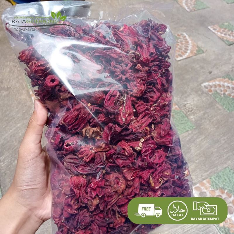 

rosella kering berkualitas 500 gram dan 1 kg