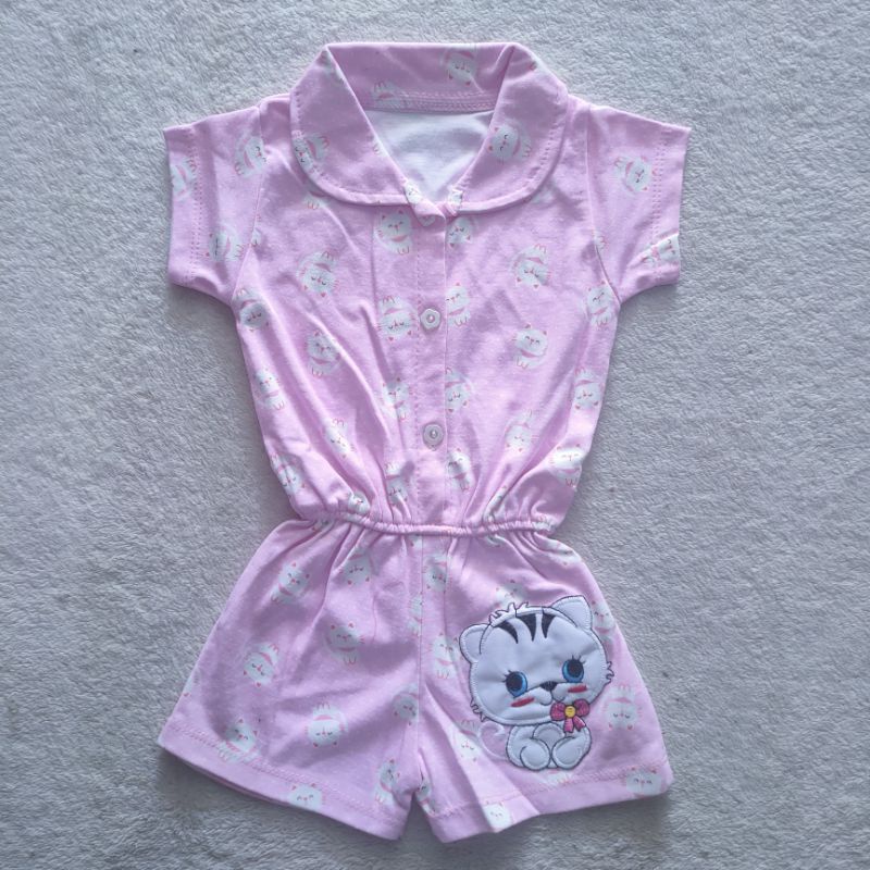 Jumpsuit Anak Cat 2 3 4 5 6 7 8 Bulan Anak Cewek Perempuan Jumpsuit Anak Bayi