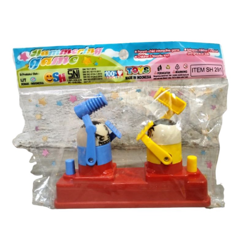 SH 291 MAINAN HAMMER GAME head battle edukasi funny game / permainan baru di mainan 2 orang