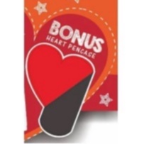 

BONUS ! ZEBRA PEN CASE BENTUK LOVE