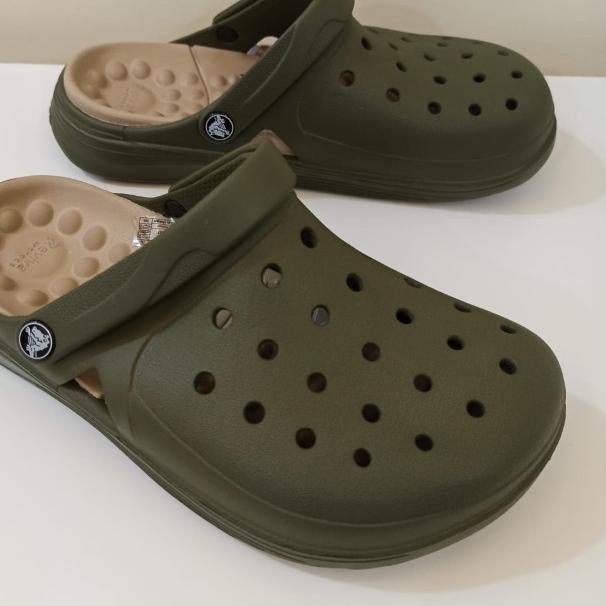 Crocs / Sepatu Sandal / Crocs Reviva / Sandal Crocs / Crocs Original - Putih Pink, M4