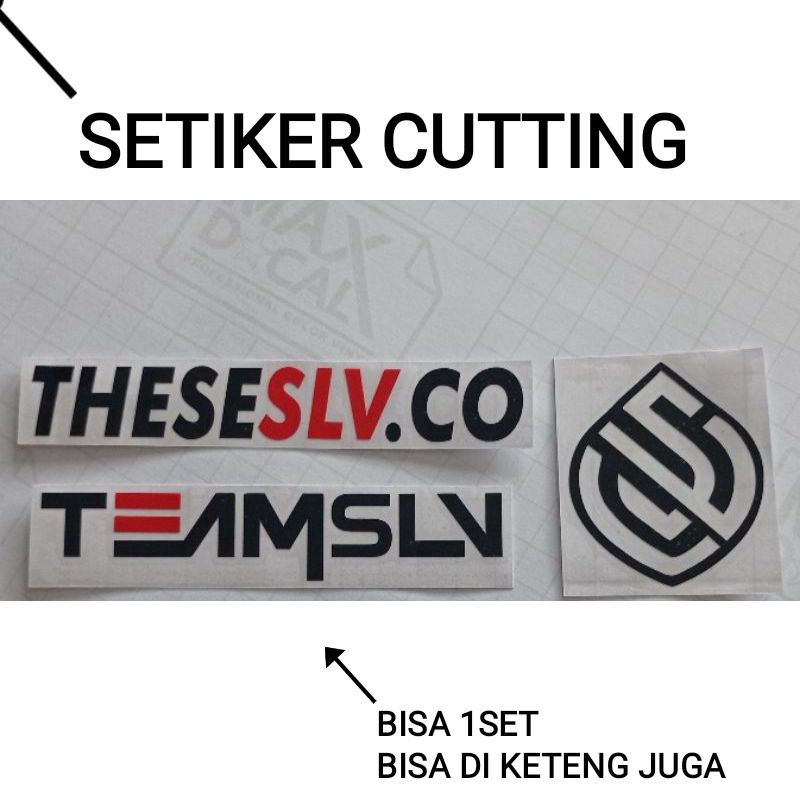 setiker Teamslv logo/replika  kwalitas ori