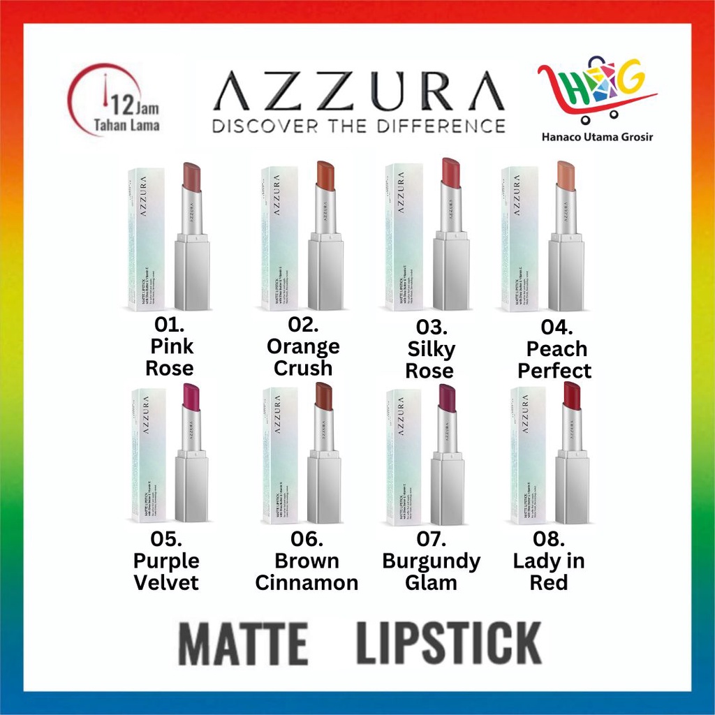 AZZURA MATTE LIPSTICK LIPSTIK MATTE