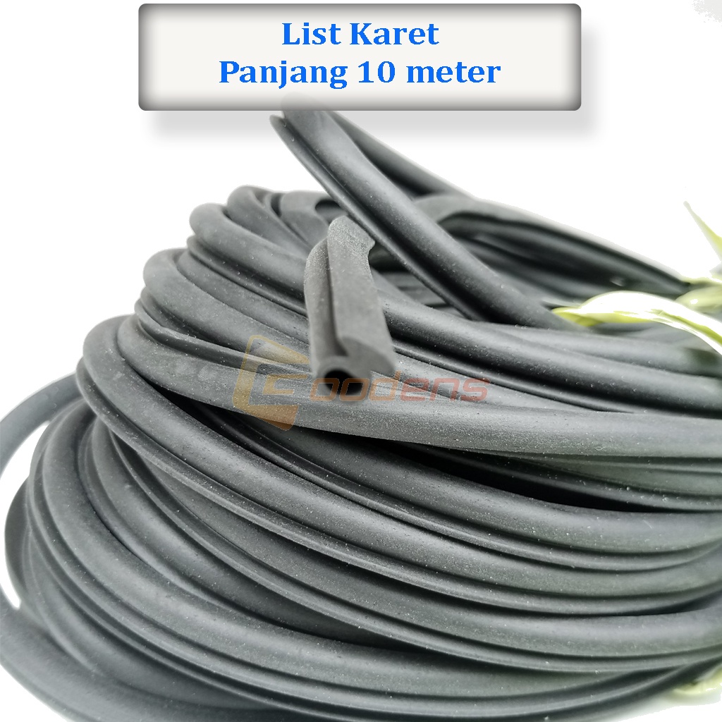 List Karet 606 karet bulat skoneng untuk kusen pintu-jendela aluminium panjang 10meter