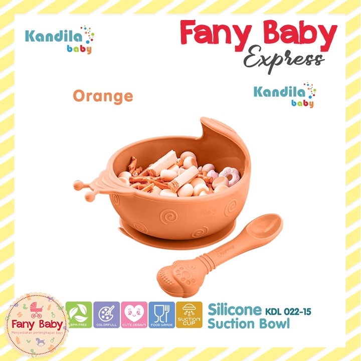 KANDILA BABY SILICONE SUCTION BOWL / KDL022-15