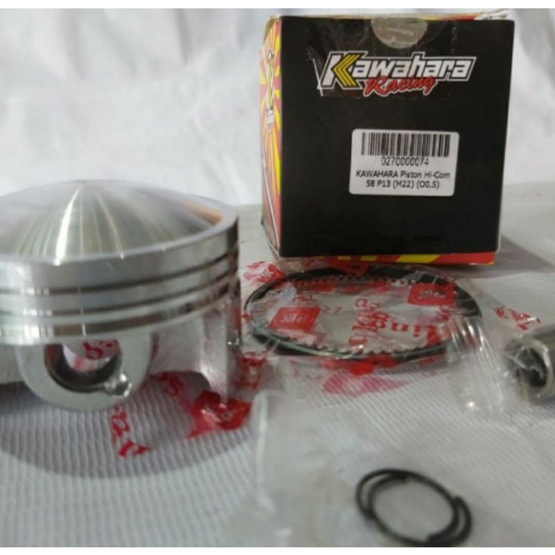 piston kawahara 58 pen pin 13 mm plus ring seher