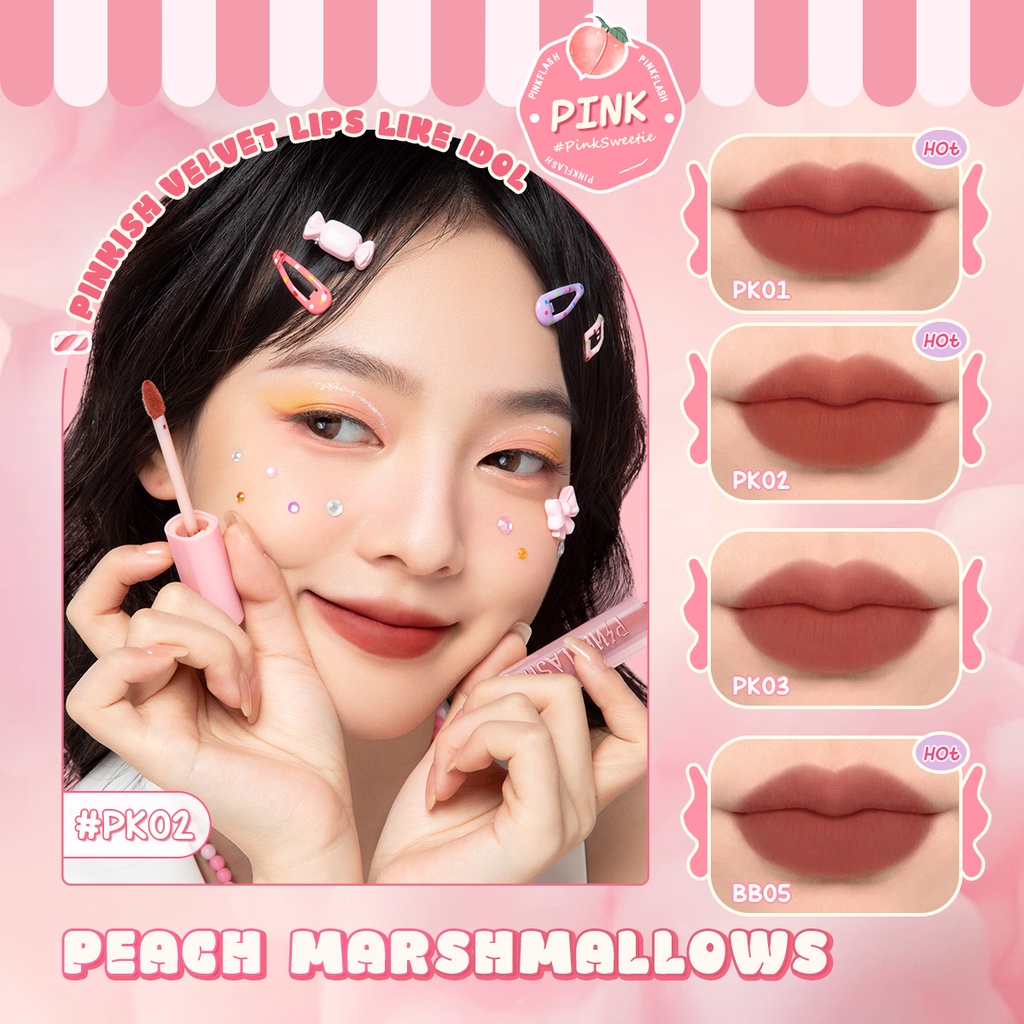 Pinkflash Pinksweetie Powdery Lip Gloss Pinkflash LipGloss Pinkflash Lipstick Pinkflash Lipstik Pinkflas Lipstick Pink Flah Lipstik Pink Flasj Lipgloss Pink Flash Lip Gloss Pink Flash Lip Velvet Pinkflash