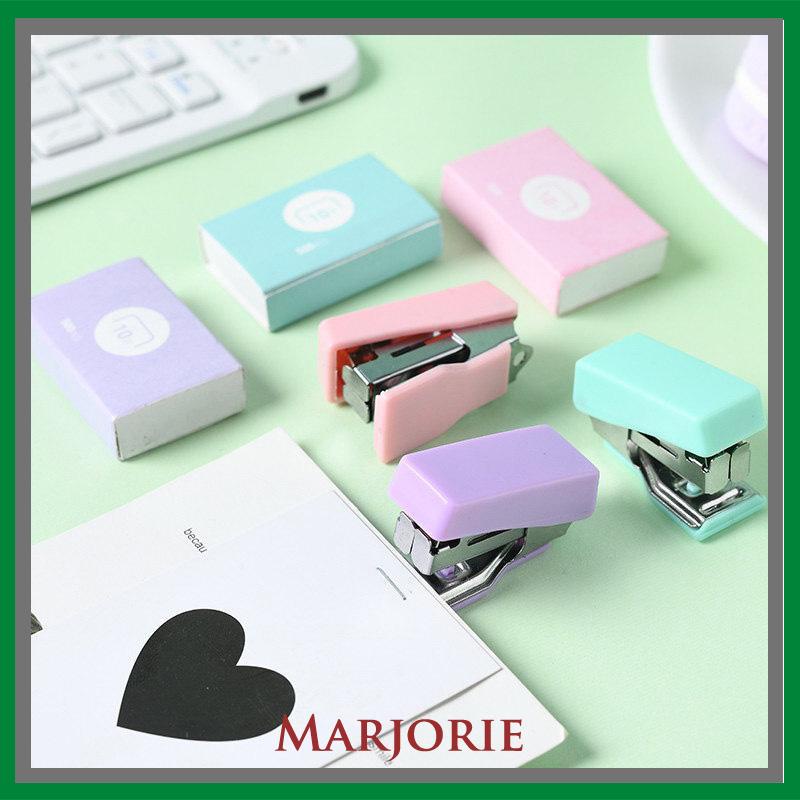 stapler staple cute set Stapler Mini Set Staples Perlengkapan Kantor  Mengikat Logam Kreatif-MJD