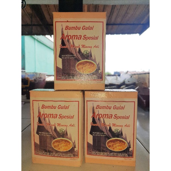 

Bumbu Aroma Rendang Dan Gulai 250gram