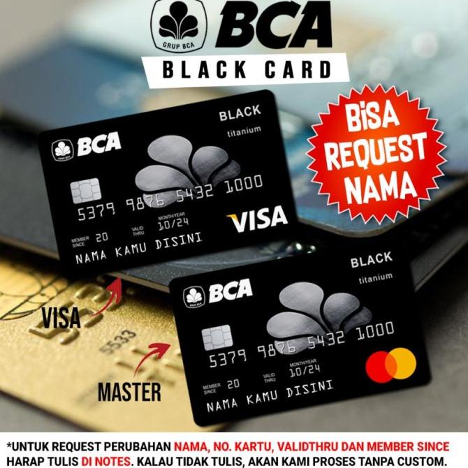 BLACK CARD EDITION Emoney , flazz bca gen 2 , brizzi , tapcash custom