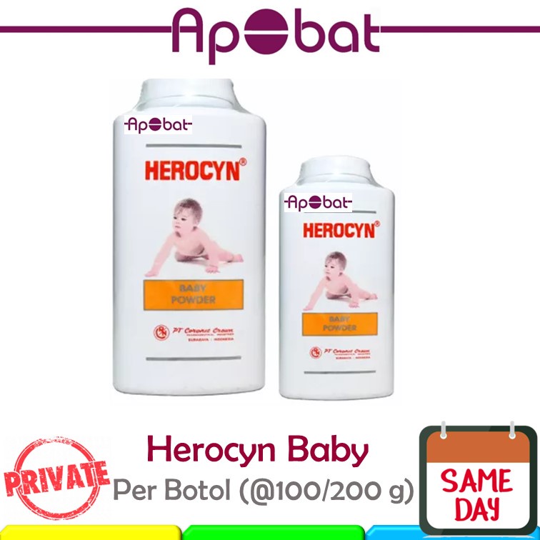 - ApObat - Bedak Herocyn / Herocyn Baby Bedak Biang Keringat Gatal Herosin Herocin Anak Bayi