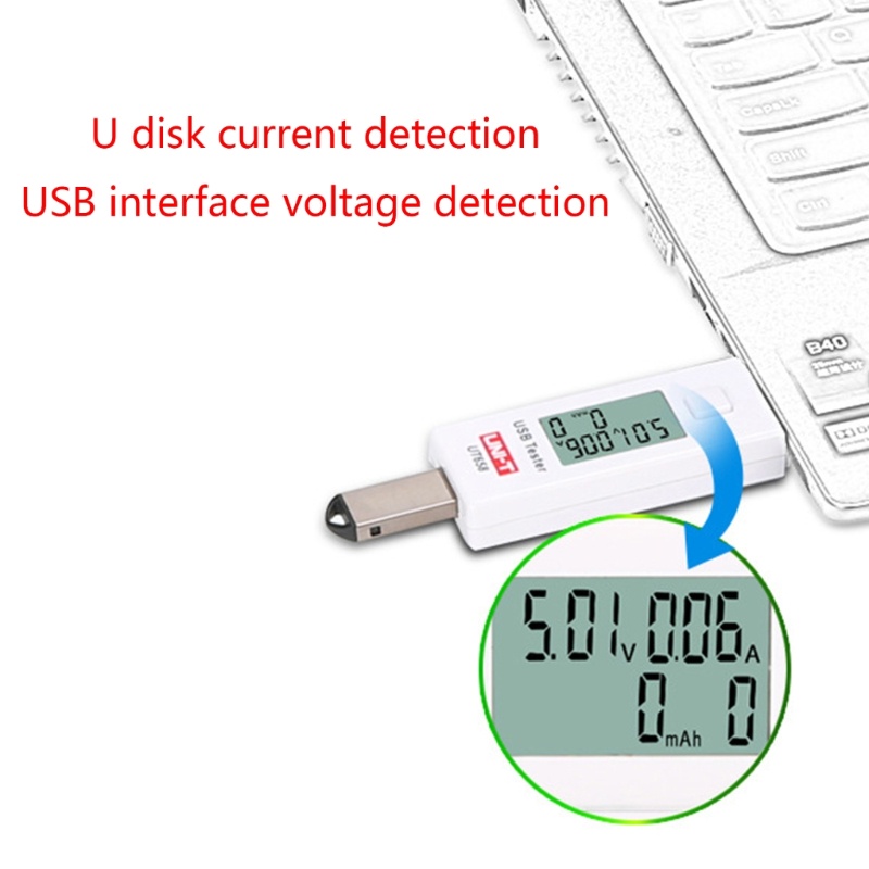 Btsg USB Tester Digital Voltmeter Amperimetro Detektor Pengukur Tegangan Arus