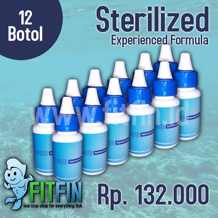 Sterilized Experienced Formula Obat Ikan Cupang Koi Arowana dll 12 btl